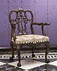 A 19th Century Chippendale style armchair